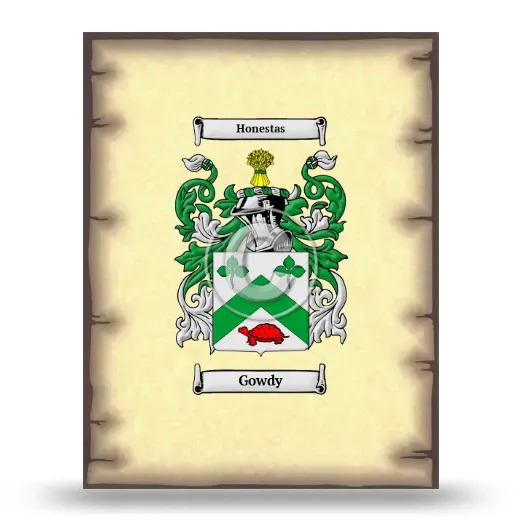 Gowdy Coat of Arms Print