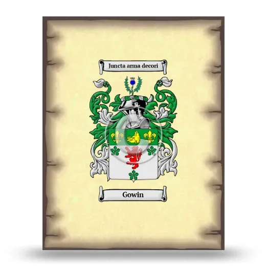 Gowin Coat of Arms Print