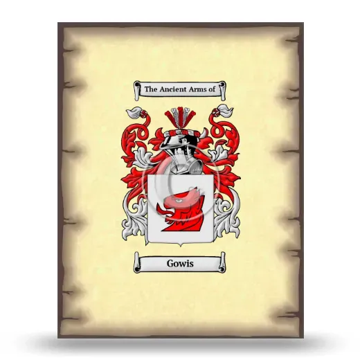 Gowis Coat of Arms Print