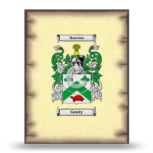 Gowty Coat of Arms Print