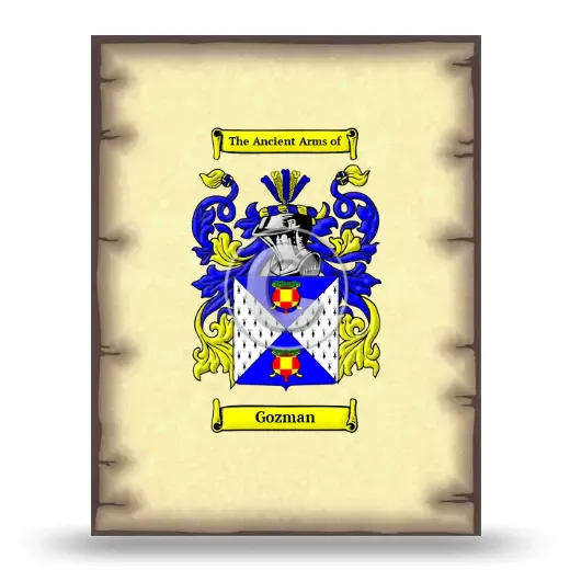 Gozman Coat of Arms Print