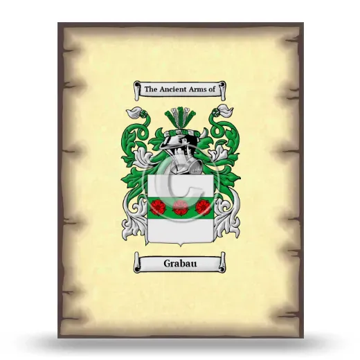Grabau Coat of Arms Print