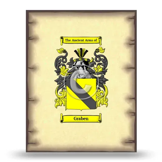 Graben Coat of Arms Print