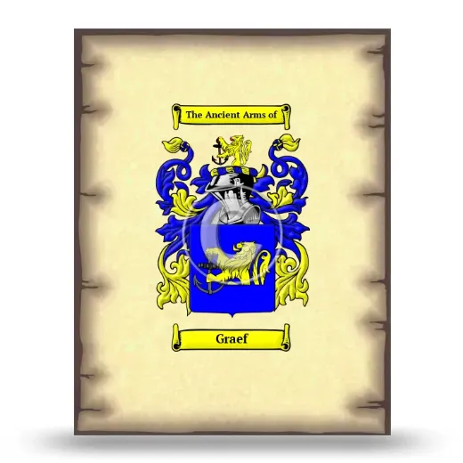 Graef Coat of Arms Print