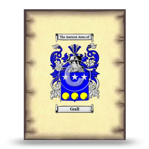 Grall Coat of Arms Print