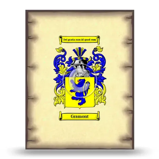Gramont Coat of Arms Print