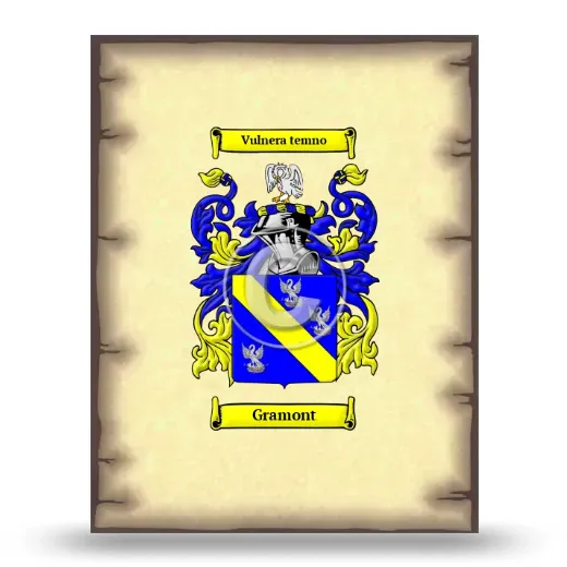 Gramont Coat of Arms Print