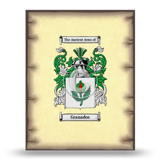 Granados Coat of Arms Print