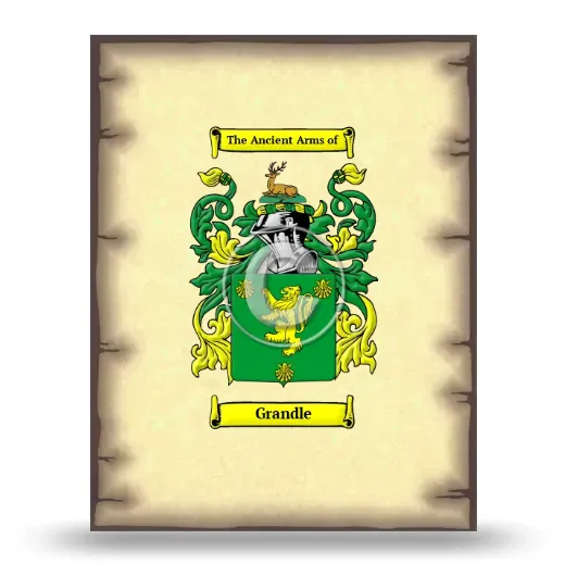 Grandle Coat of Arms Print
