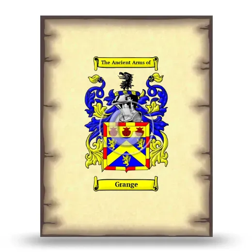 Grange Coat of Arms Print