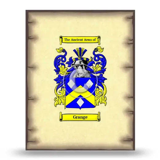 Grange Coat of Arms Print