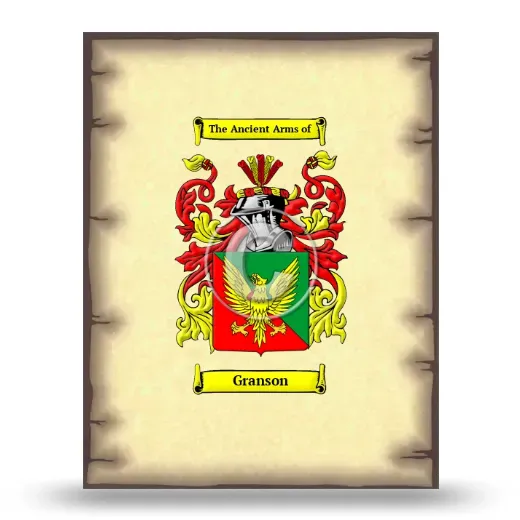 Granson Coat of Arms Print