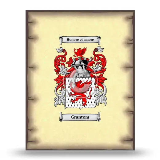 Grantom Coat of Arms Print