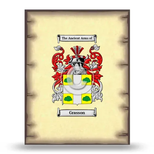 Grasson Coat of Arms Print