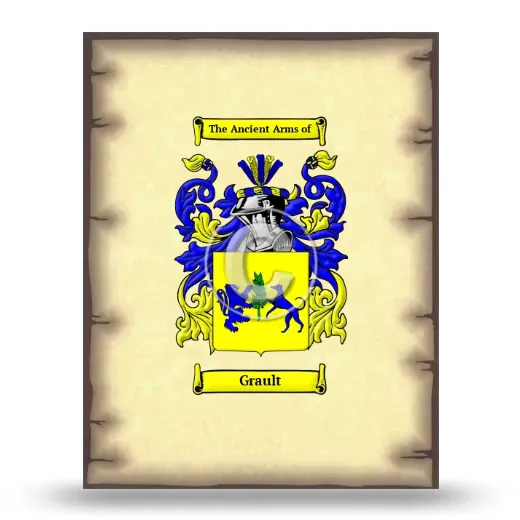 Grault Coat of Arms Print