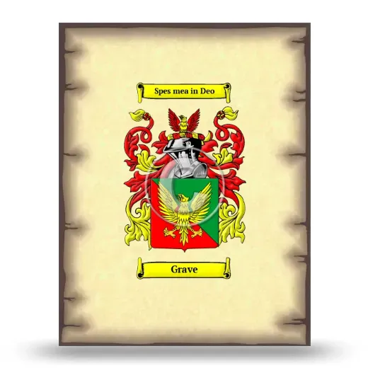Grave Coat of Arms Print