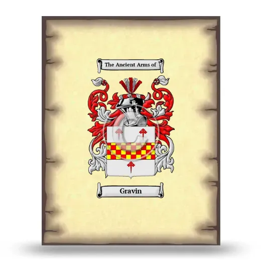 Gravin Coat of Arms Print