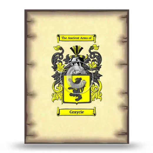 Graycie Coat of Arms Print