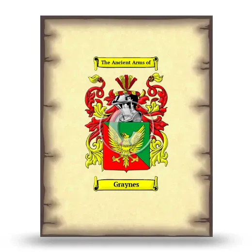 Graynes Coat of Arms Print