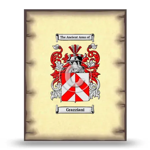 Grazziani Coat of Arms Print
