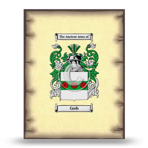 Greb Coat of Arms Print