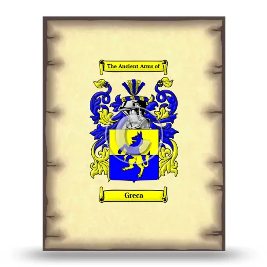 Greca Coat of Arms Print