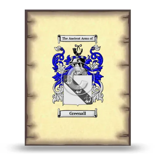 Greenall Coat of Arms Print