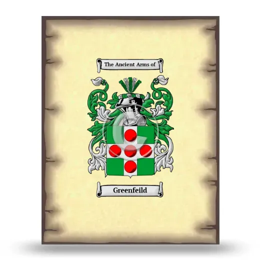 Greenfeild Coat of Arms Print