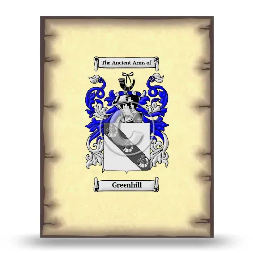 Greenhill Coat of Arms Print