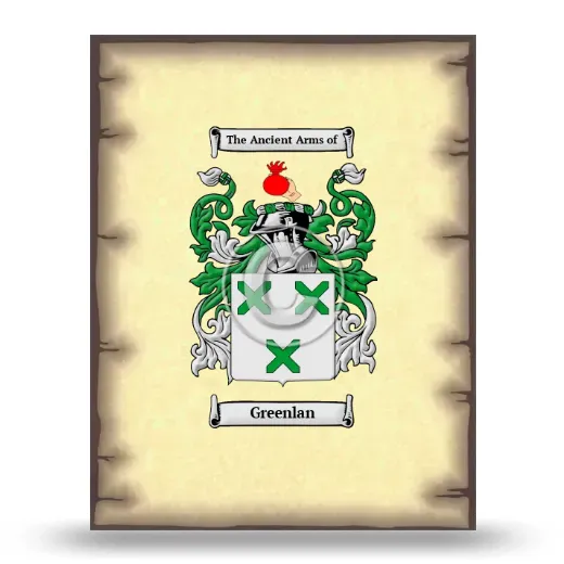 Greenlan Coat of Arms Print