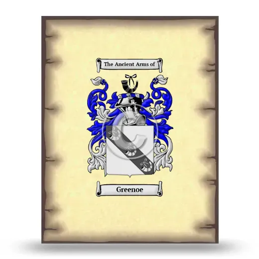 Greenoe Coat of Arms Print