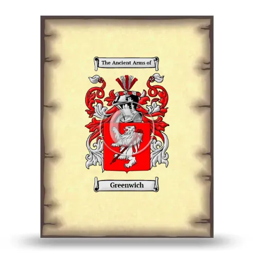 Greenwich Coat of Arms Print