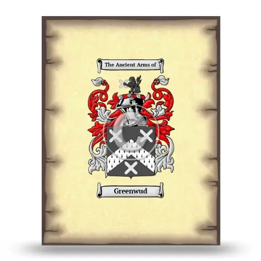 Greenwud Coat of Arms Print