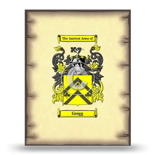 Gregg Coat of Arms Print
