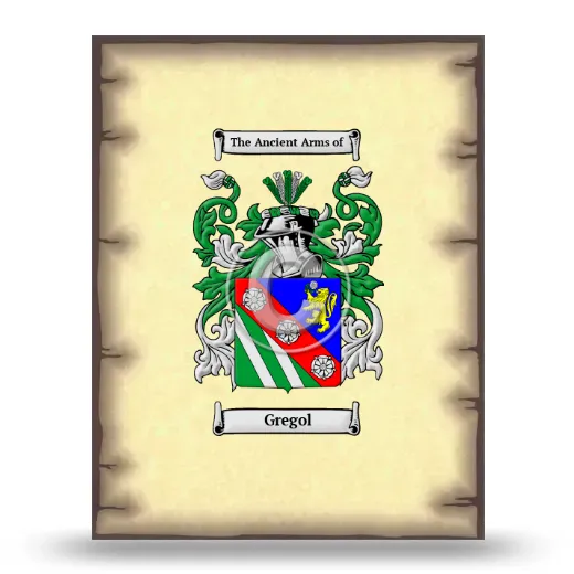 Gregol Coat of Arms Print