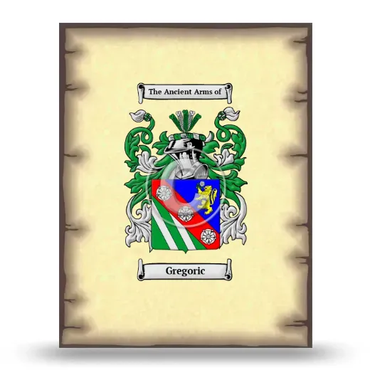 Gregoric Coat of Arms Print