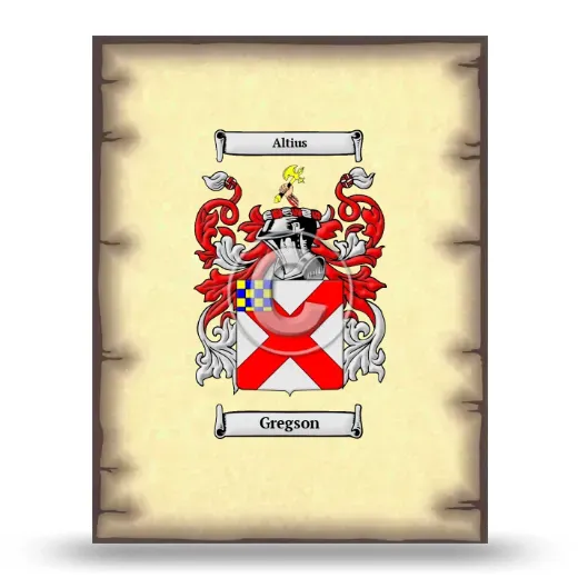 Gregson Coat of Arms Print