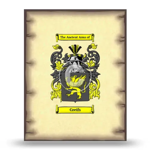 Greifs Coat of Arms Print