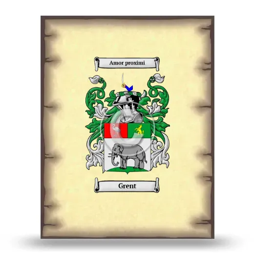 Grent Coat of Arms Print