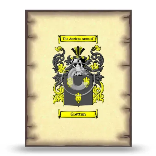 Gretton Coat of Arms Print