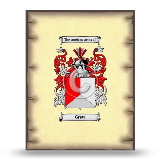 Grew Coat of Arms Print