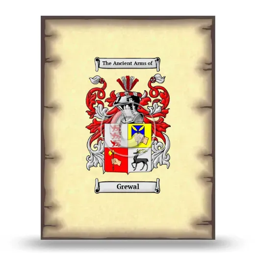Grewal Coat of Arms Print