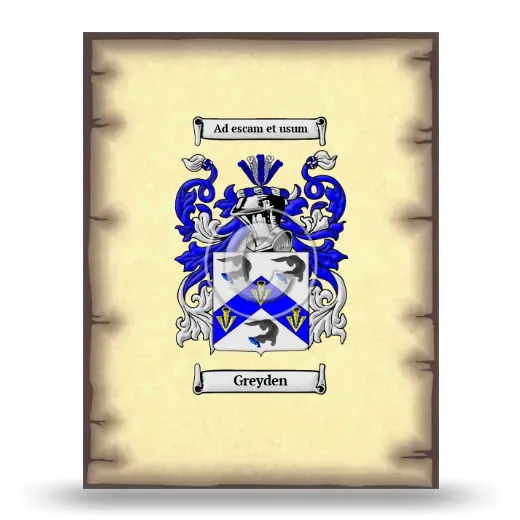 Greyden Coat of Arms Print