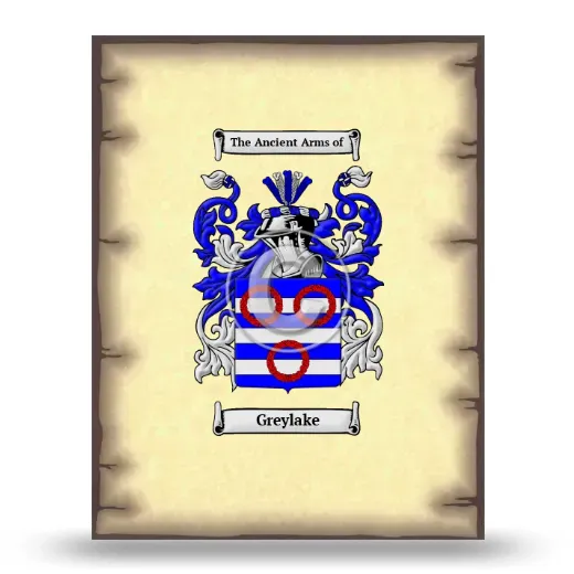 Greylake Coat of Arms Print