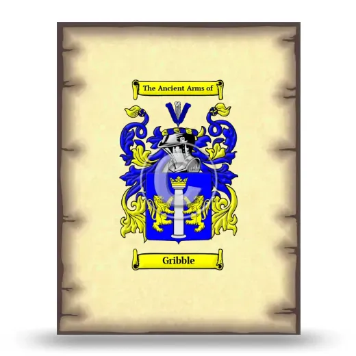 Gribble Coat of Arms Print