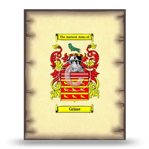 Grime Coat of Arms Print