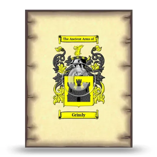 Grimly Coat of Arms Print