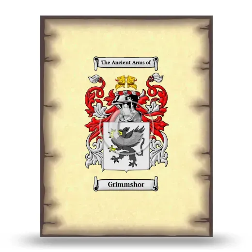 Grimmshor Coat of Arms Print