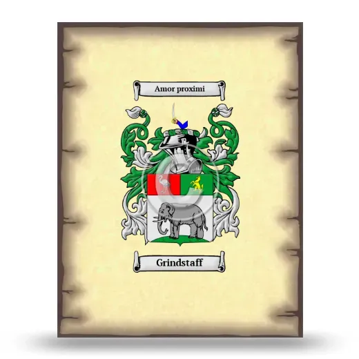 Grindstaff Coat of Arms Print