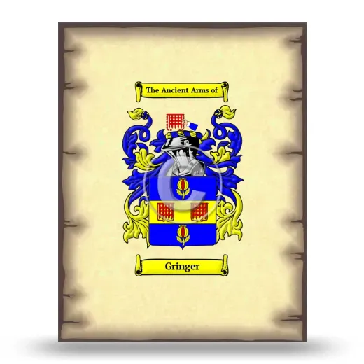 Gringer Coat of Arms Print
